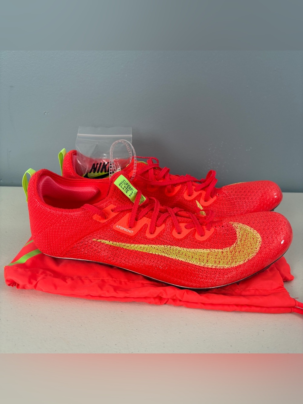 Nike Zoom Superfly Elite 2 Track Spikes Bright Crimson FZ9662-600 Mens Size 11.5